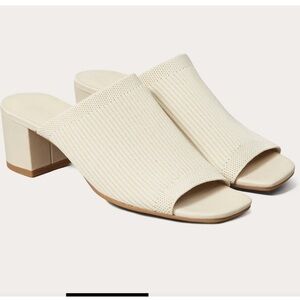 Everlane The Glove Mule in ReKnit Color Bone size 6.5